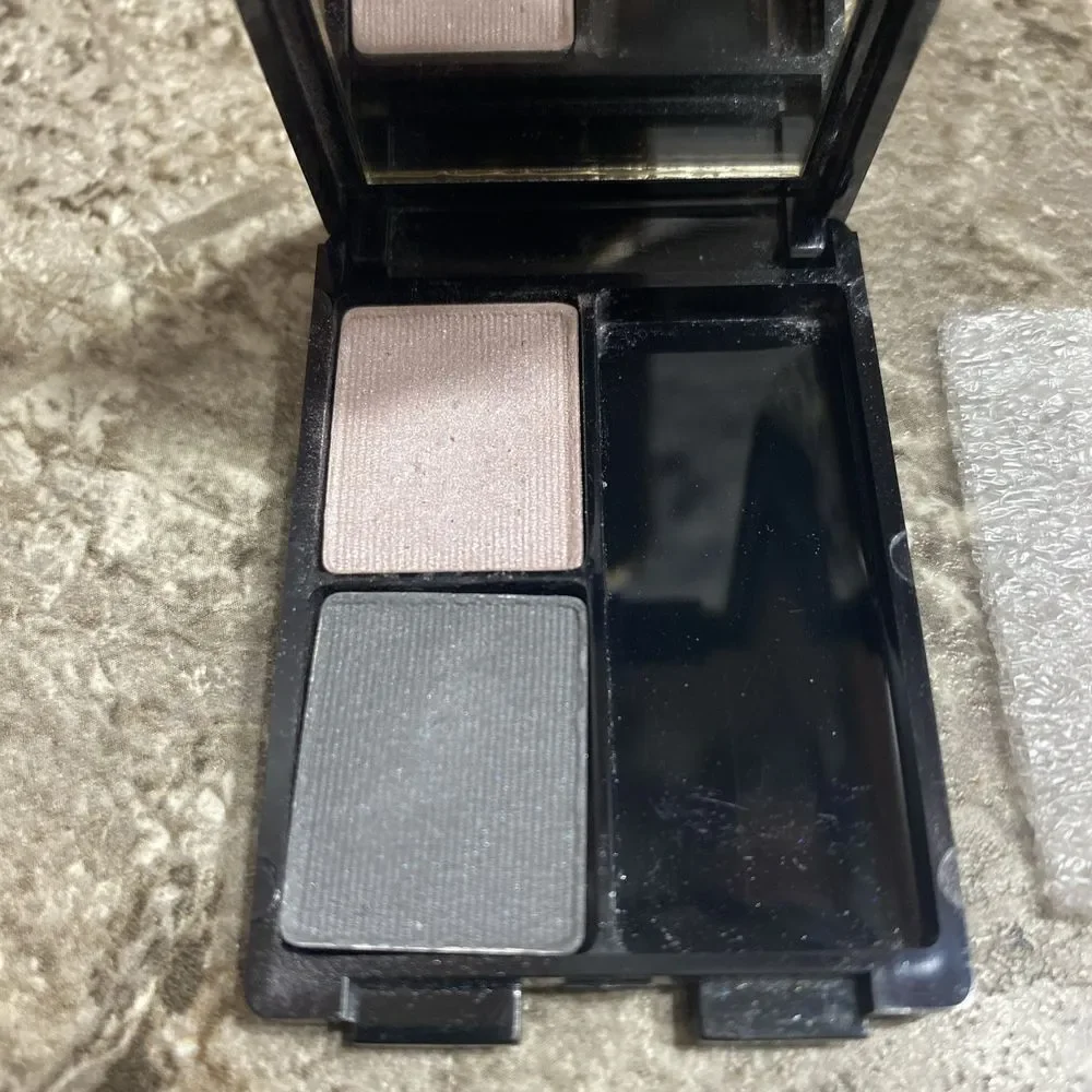 Lancome Maquiriche‎ Creme Powder Eye Colour Duo Mauve Lustré / Le Gris READ